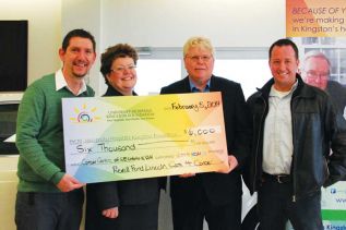 L-r: Shawn Cerisano, Denise Cumming, Larry Revell and Noel Bateman